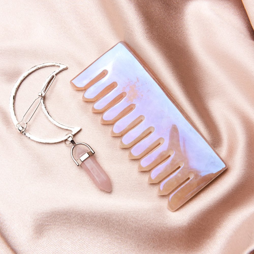 Rose Quartz comb